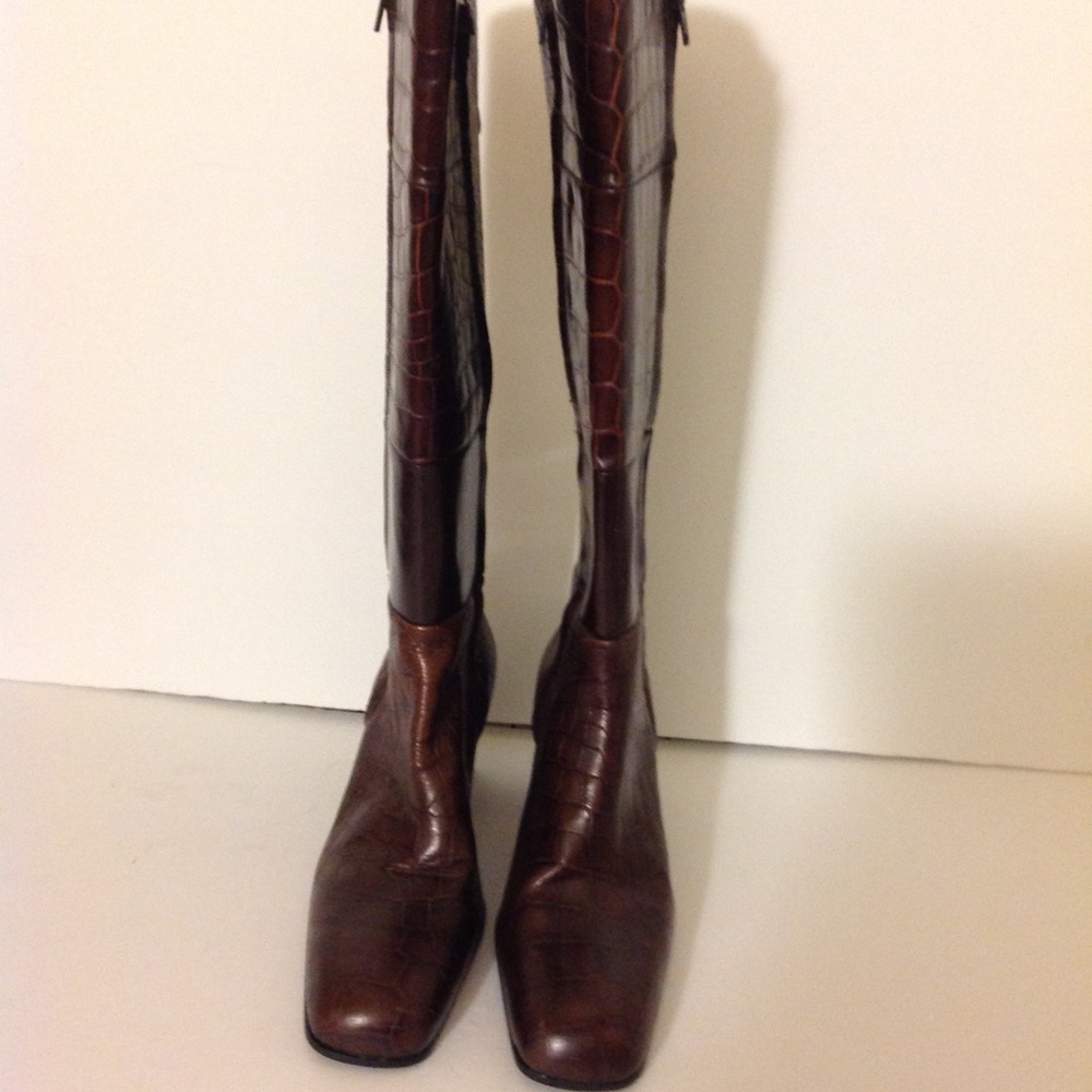 Vero Cuoio Brown Italian Leather Boots / Sz 6